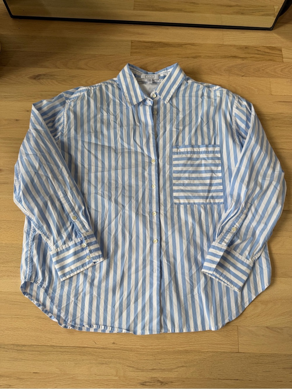 AYR Striped Button-Up Shirt